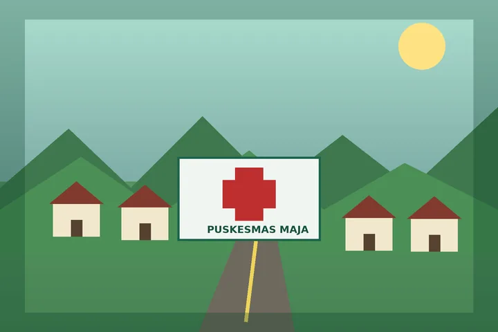 Ilustrasi Kesehatan & Gizi Masyarakat Maja